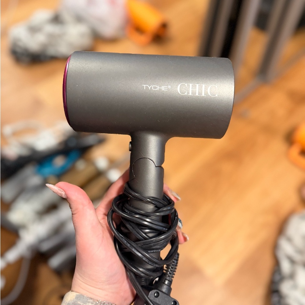 Chic Gray Hair Dryer